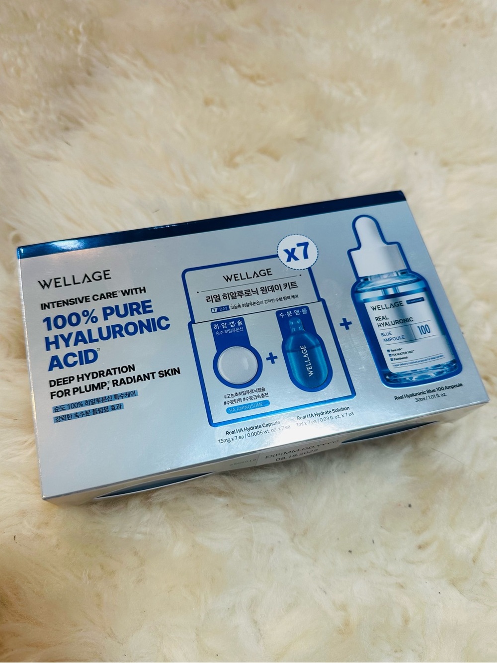 NWT Wellage Real Hyaluronic Hydration Booster Set